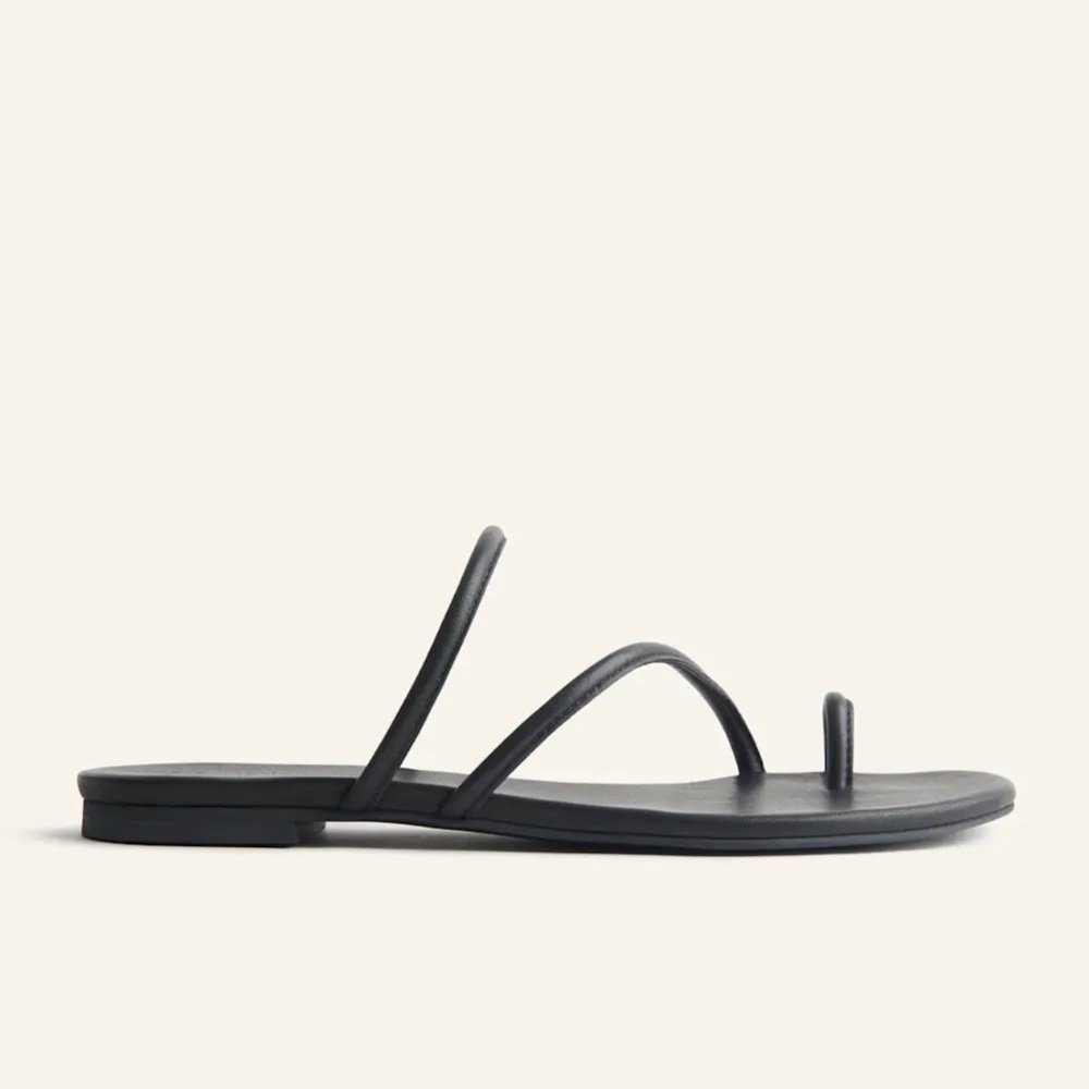 Reformation Ludo Black Sandals